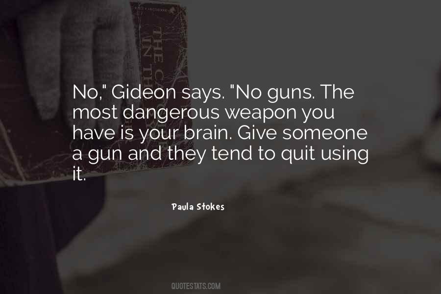 Quotes About No Weapon #760348