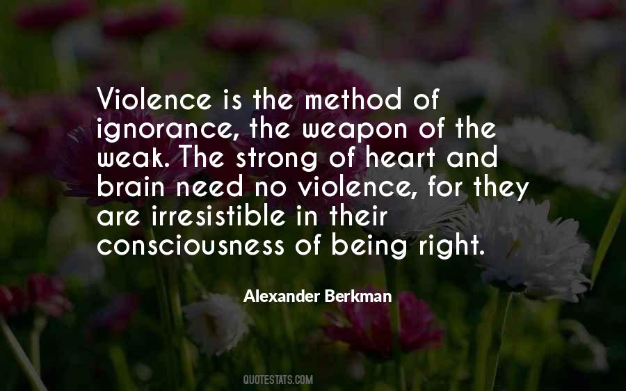 Quotes About No Weapon #935042