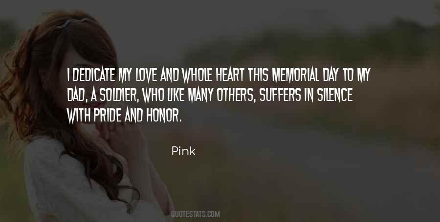 Quotes About Pride And Honor #1682238