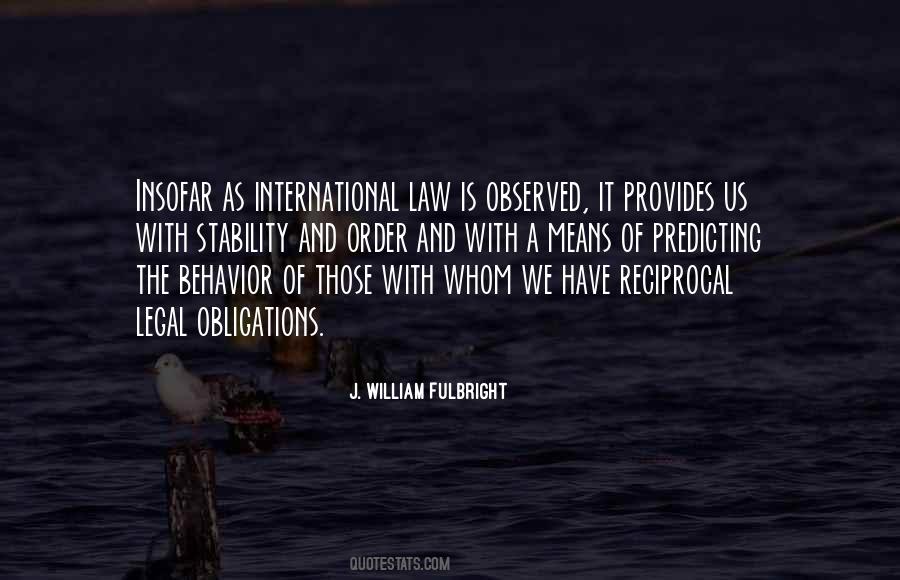 Quotes About International Law #100105