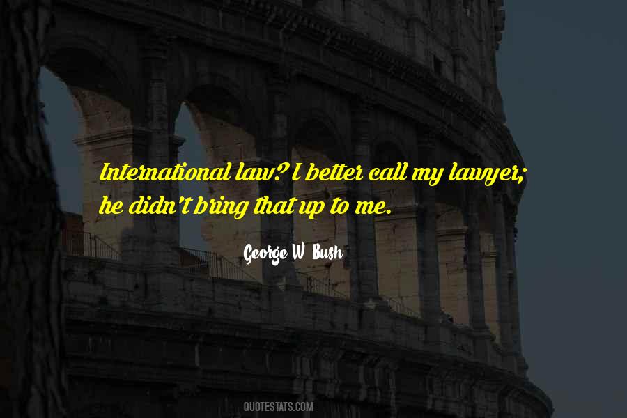 Quotes About International Law #1538674