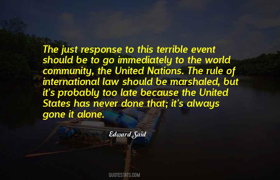 Quotes About International Law #865826