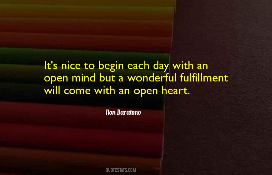 Quotes About Open Heart And Mind #1207288