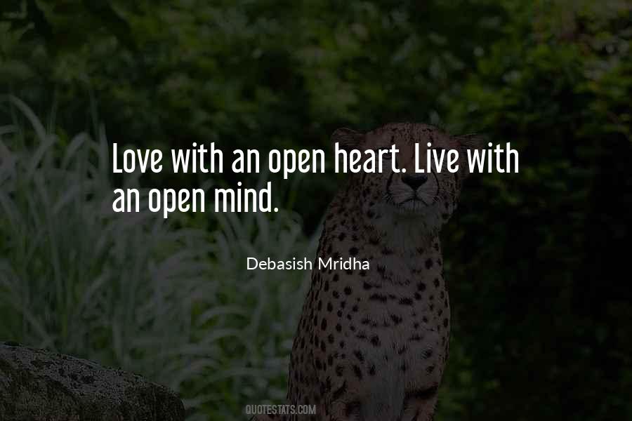 Quotes About Open Heart And Mind #686683