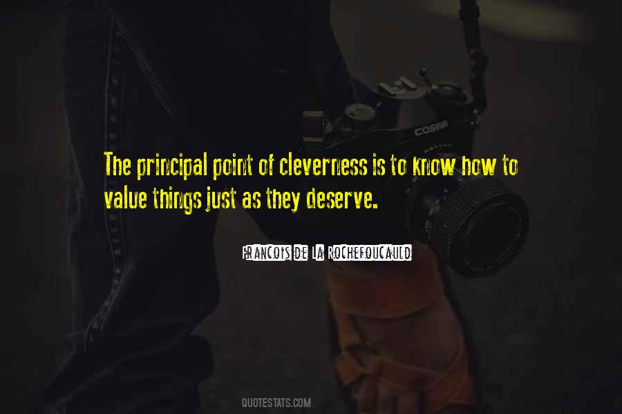 Quotes About Cleverness #1431482