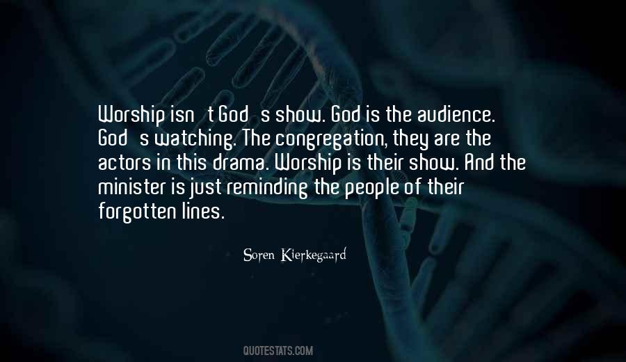 Quotes About Actors And Audience #1261560