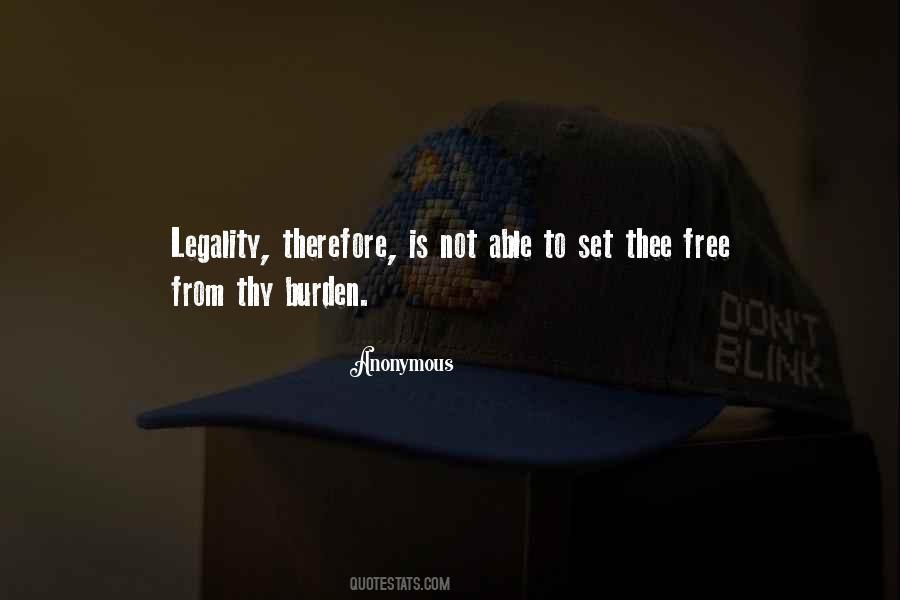 Quotes About Legality #1819549