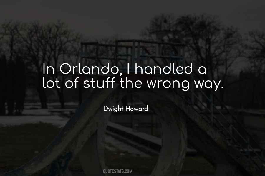 Quotes About Orlando #1752614