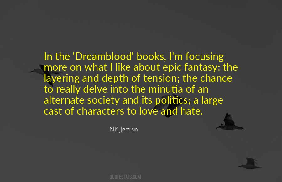 Quotes About Epic Fantasy #1786792