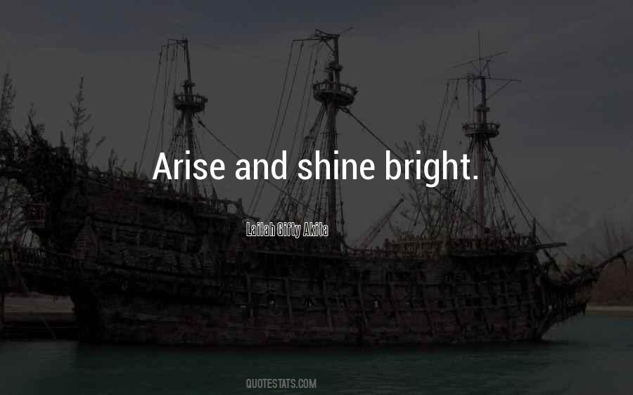 You Shine Bright Quotes #1666954