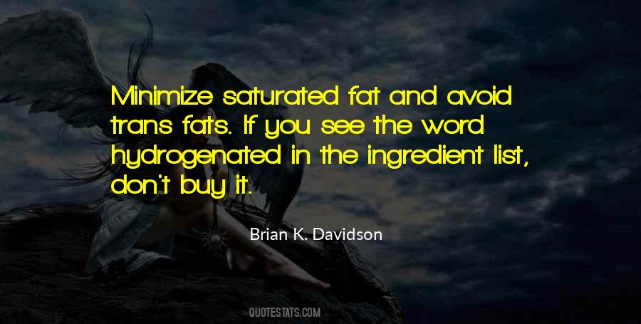 Saturated Fats Quotes #1104907
