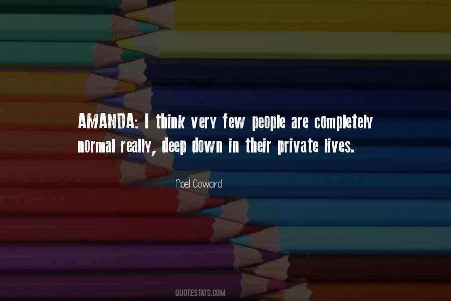 Quotes About Amanda #1106594