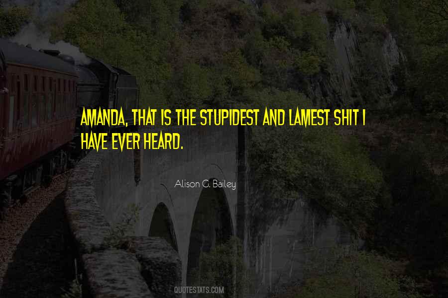 Quotes About Amanda #1354815