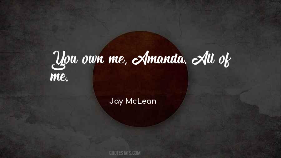 Quotes About Amanda #397128