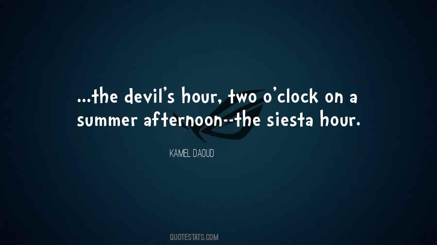 Devil S Hour Quotes #381506