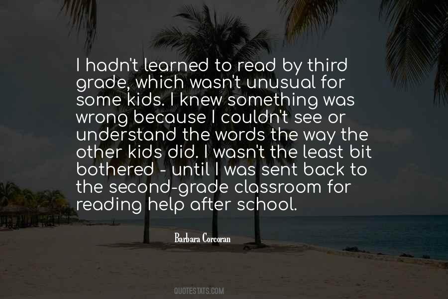 Quotes About Third Grade #1293800