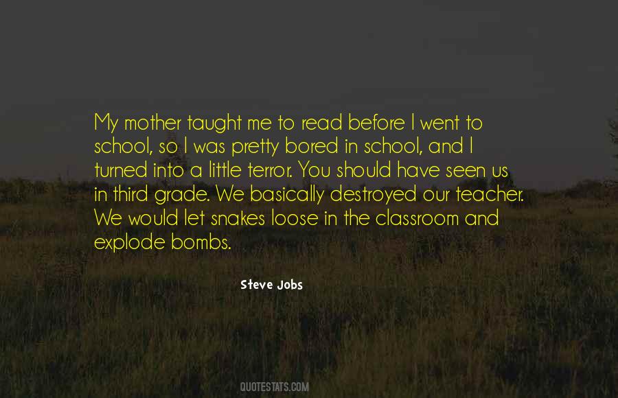 Quotes About Third Grade #268863