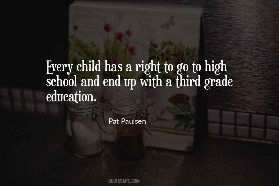 Quotes About Third Grade #799044