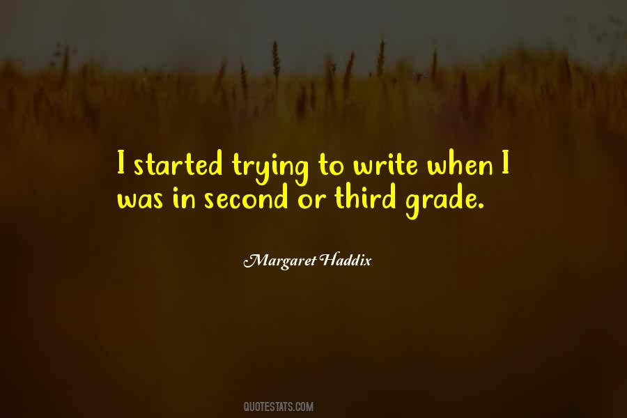 Quotes About Third Grade #806037