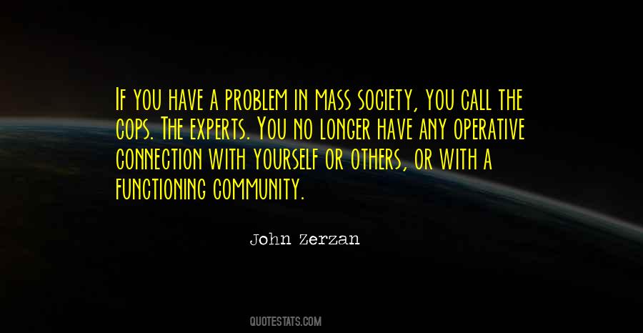 Society Problem Quotes #3637