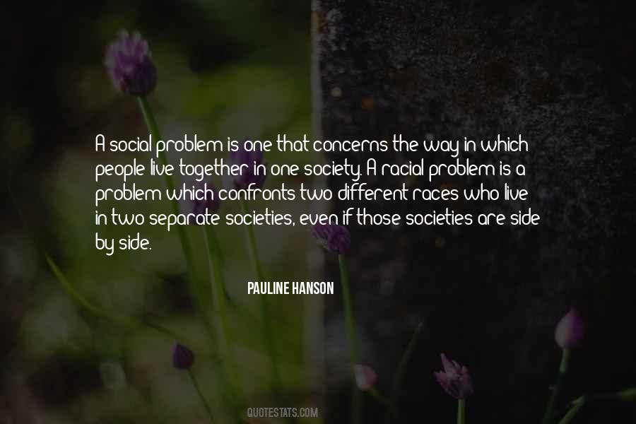 Society Problem Quotes #698802