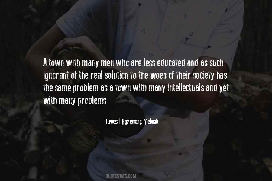 Society Problem Quotes #880760