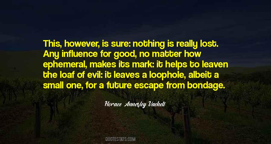 Quotes About Good To Evil #121151