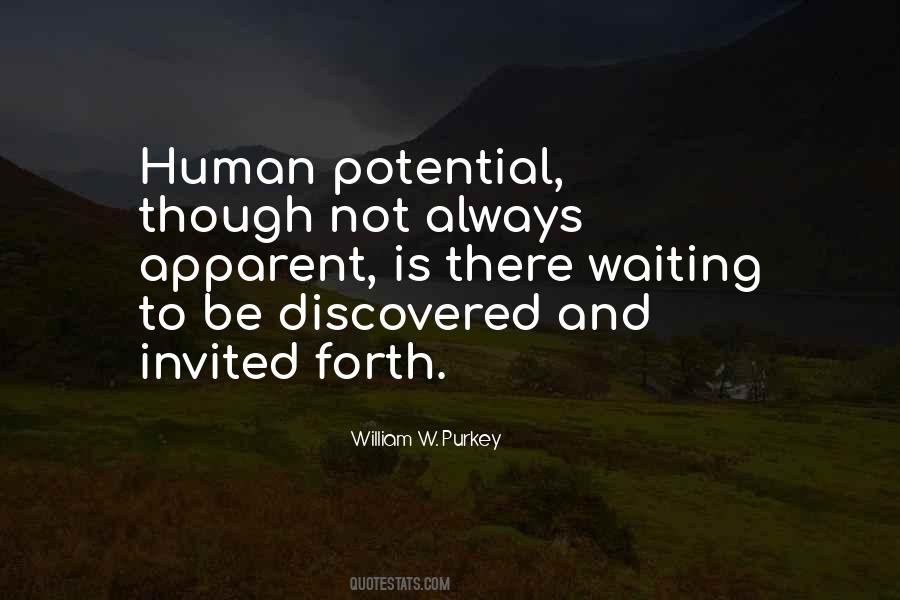 Quotes About Human Potential #1390646