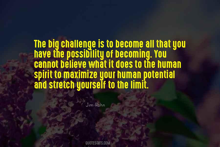 Quotes About Human Potential #1854727