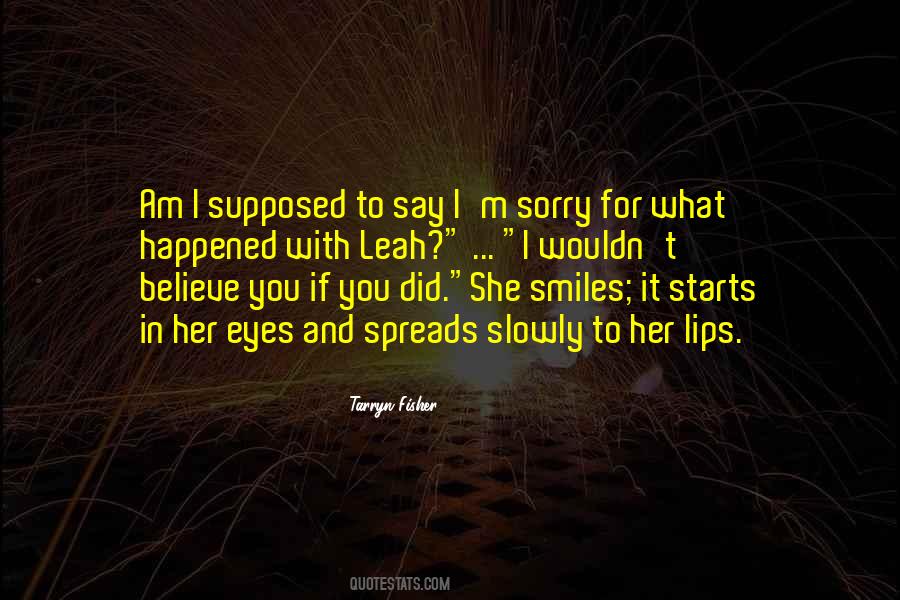 Quotes About I M Sorry #1190805