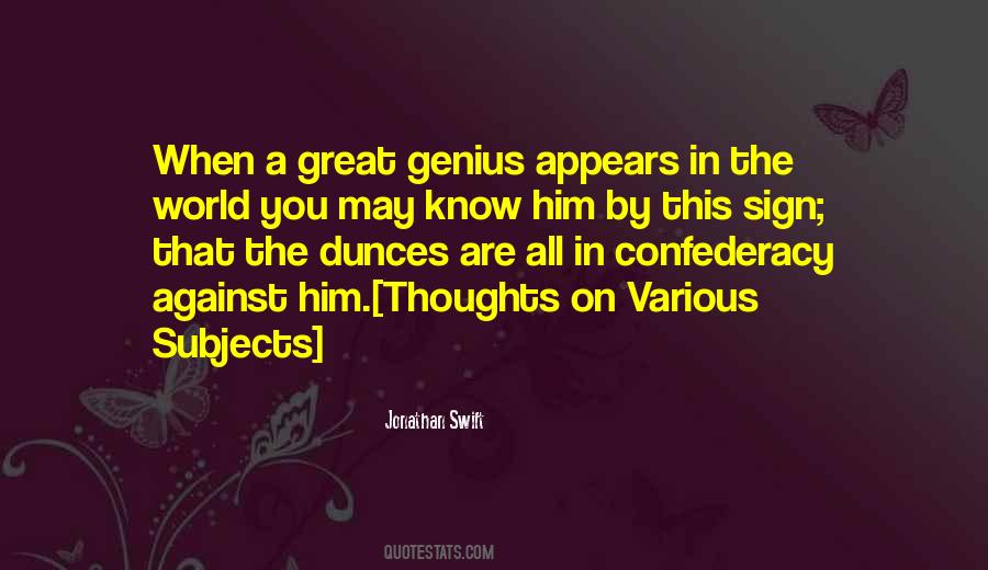 Quotes About Genius And Stupidity #803284