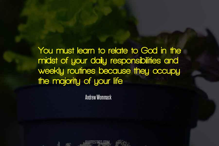 Quotes About God In Daily Life #1584482