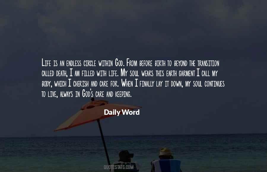 Quotes About God In Daily Life #1810825