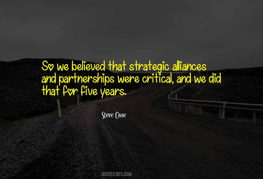 Quotes About Strategic Alliances #1530216
