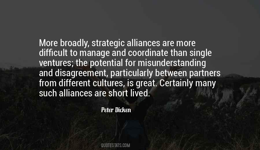 Quotes About Strategic Alliances #617723