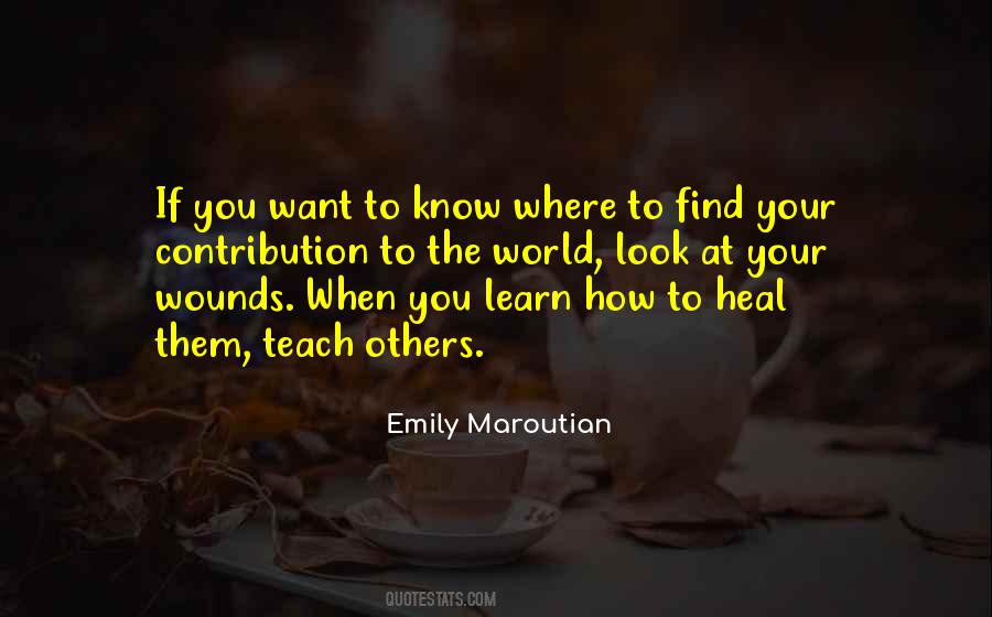 Contribution To The World Quotes #1220610