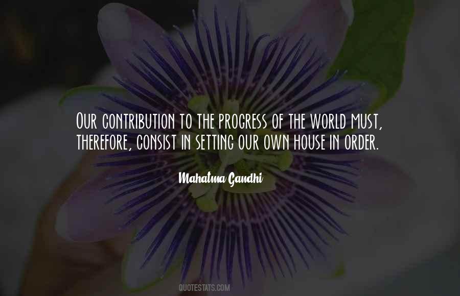 Contribution To The World Quotes #1520129