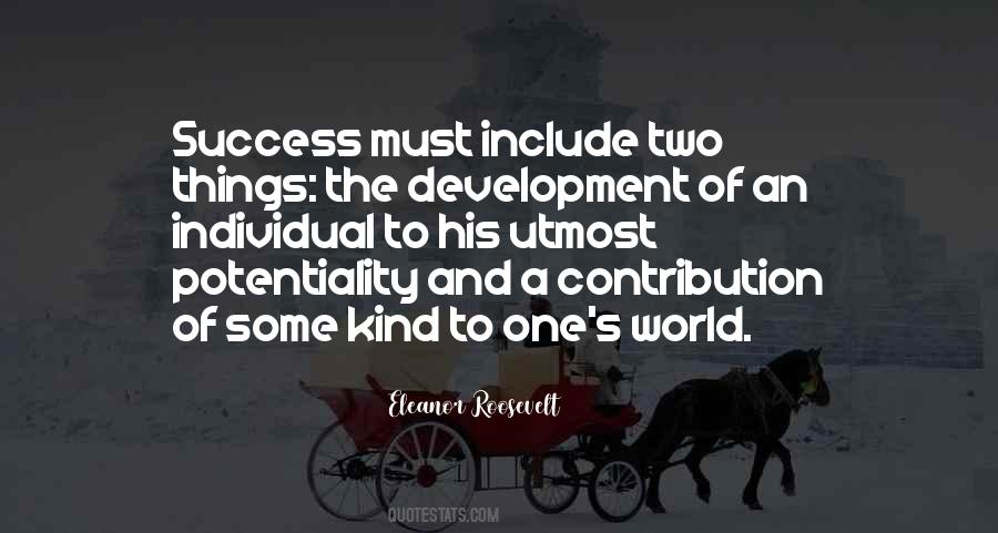 Contribution To The World Quotes #1638791