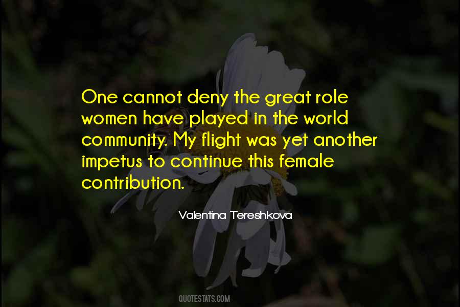 Contribution To The World Quotes #310120