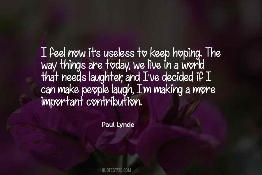 Contribution To The World Quotes #616365
