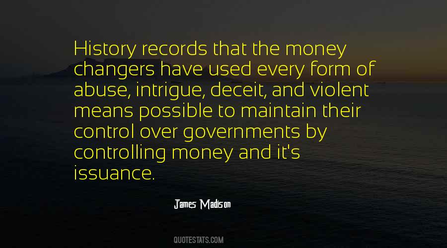 Quotes About History Of Money #140968
