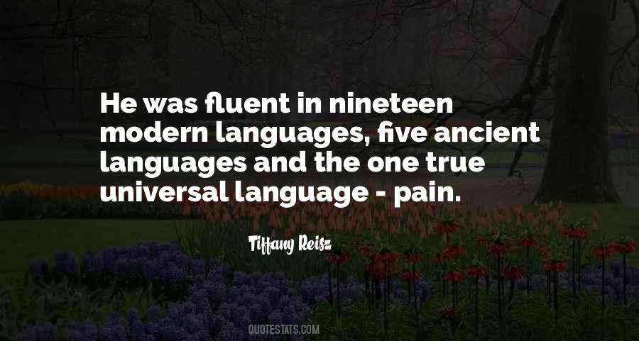 Modern Languages Quotes #470217