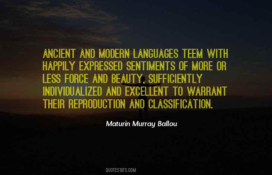 Modern Languages Quotes #952122