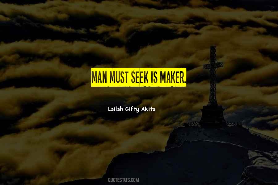 Man Maker Quotes #495121