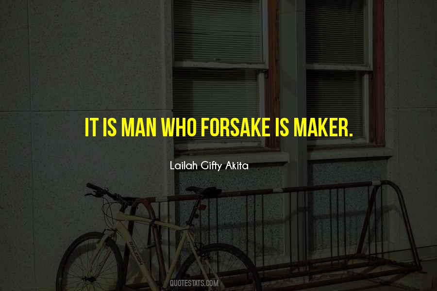 Man Maker Quotes #608293