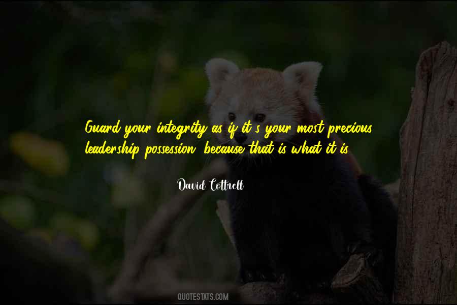 Leadership Integrity Quotes #1186949