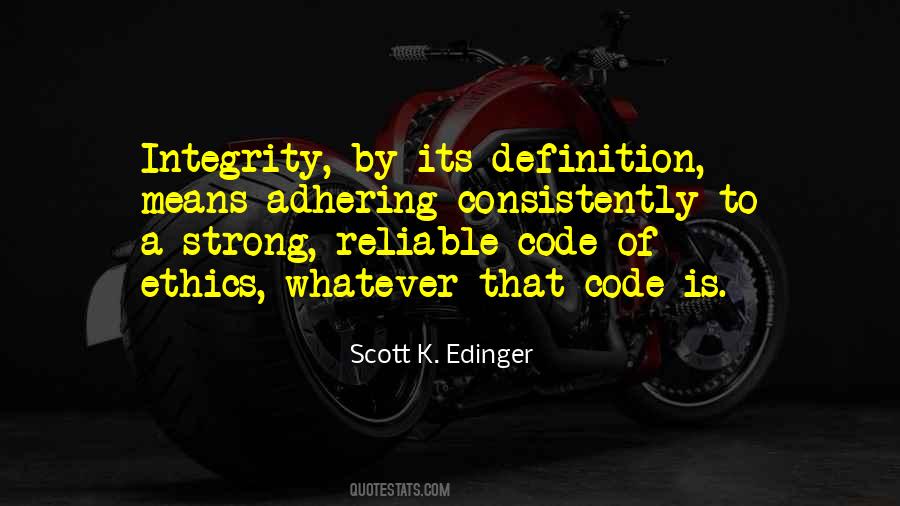 Leadership Integrity Quotes #1381043