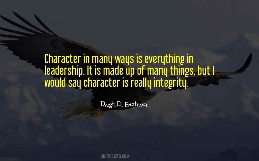 Leadership Integrity Quotes #263969