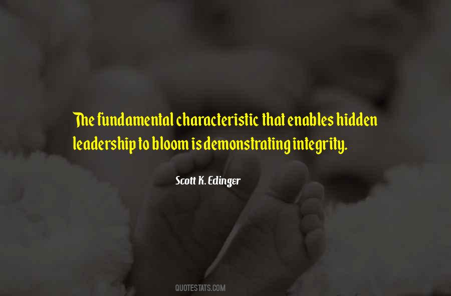 Leadership Integrity Quotes #600567