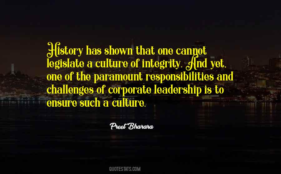 Leadership Integrity Quotes #696907